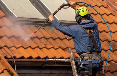 Démoussage et hydrofuge de toiture à Paréac